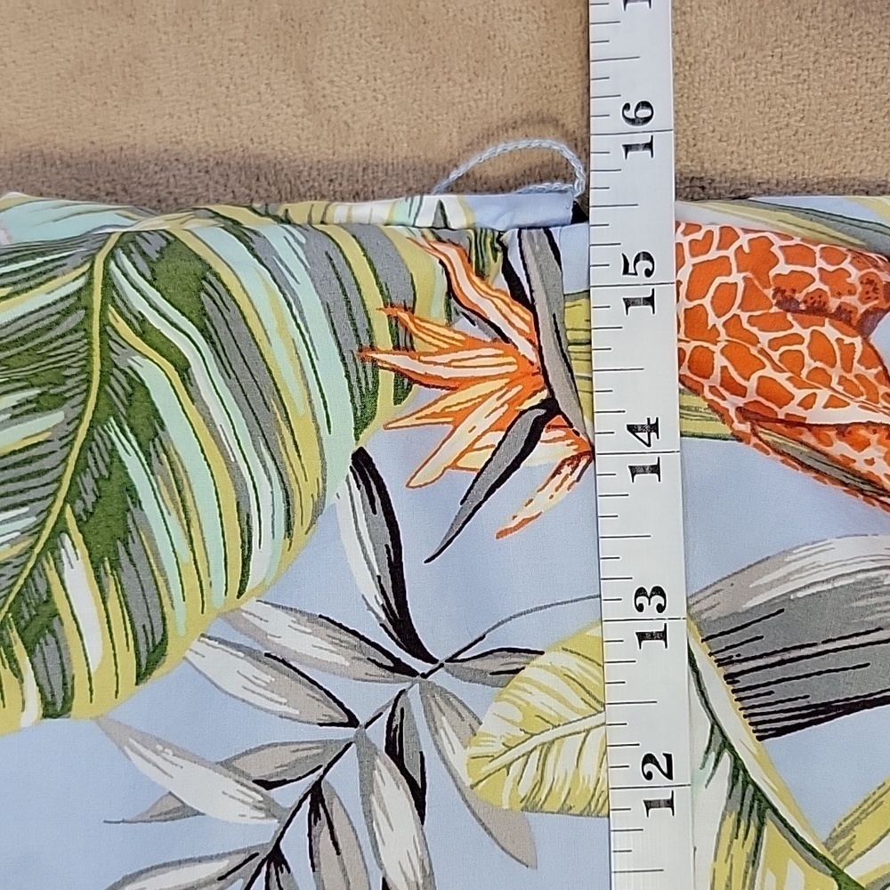 Ann Taylor Blue Jungle Floral Monkey Toga Dress Size 4 EUC - Picture 10 of 12